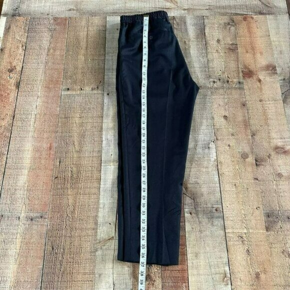 Ami Alexandre Mattiussi Black Elastic Waist Dress Pants Size 42 - Picture 10 of 10